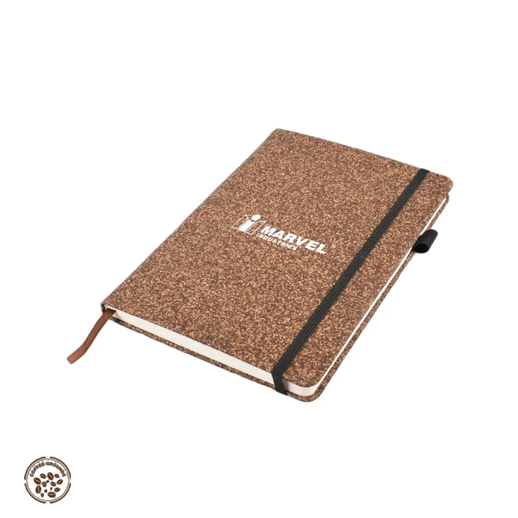 Hovedproduktbilde for 25-47-drb-6448 Diamantvik A5 Kork og Kaffegrut Notatbok