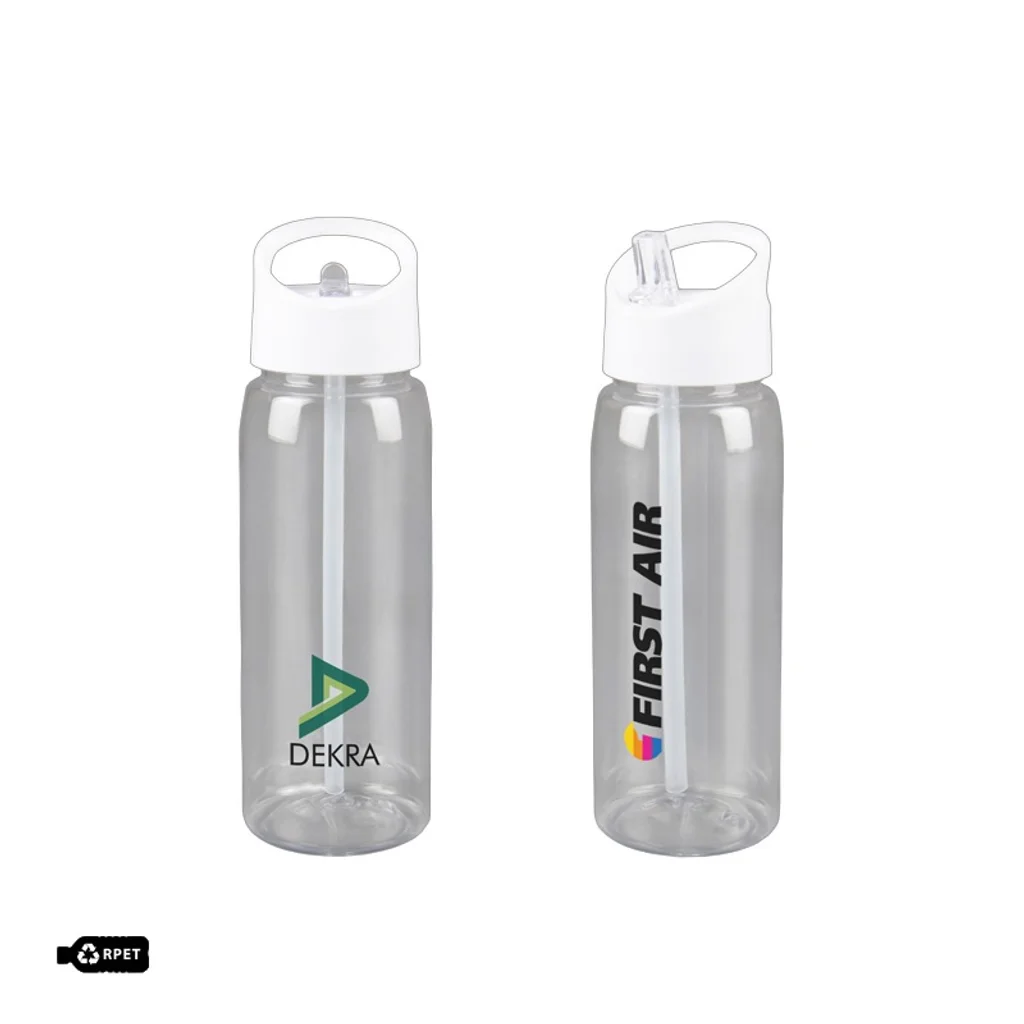 Hovedproduktbilde for 25-47-drb-6728 Vestbro 800 ml RPET Drikkeflaske med Sugerør