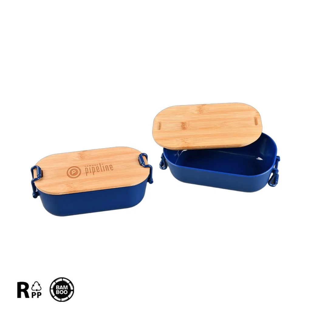 Hovedproduktbilde for 25-47-drb-6821 Ternemo 850 ml Matboks i Resirkulert PP med Bambuslokk