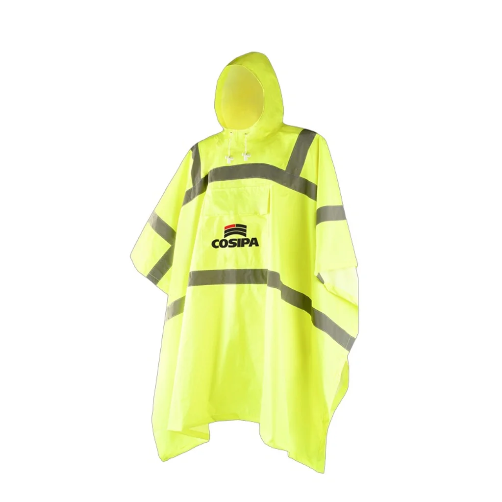 Hovedproduktbilde for 25-47-drb-6993 Stavanger Refleks Regnponcho med Hette