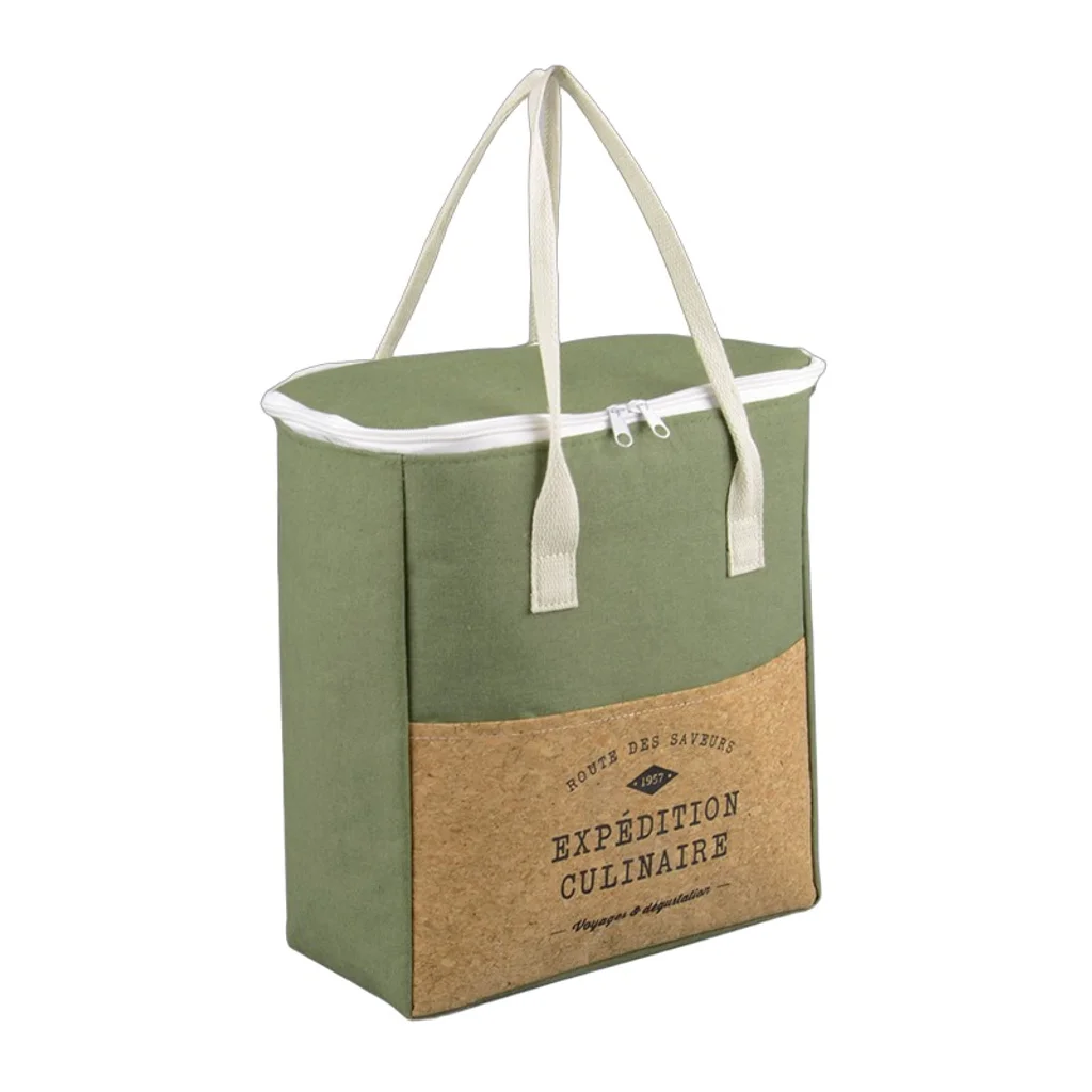 Hovedproduktbilde for 25-47-drc-6357 Buebukt Canvas 12L Kjølebag med Korkdetalj