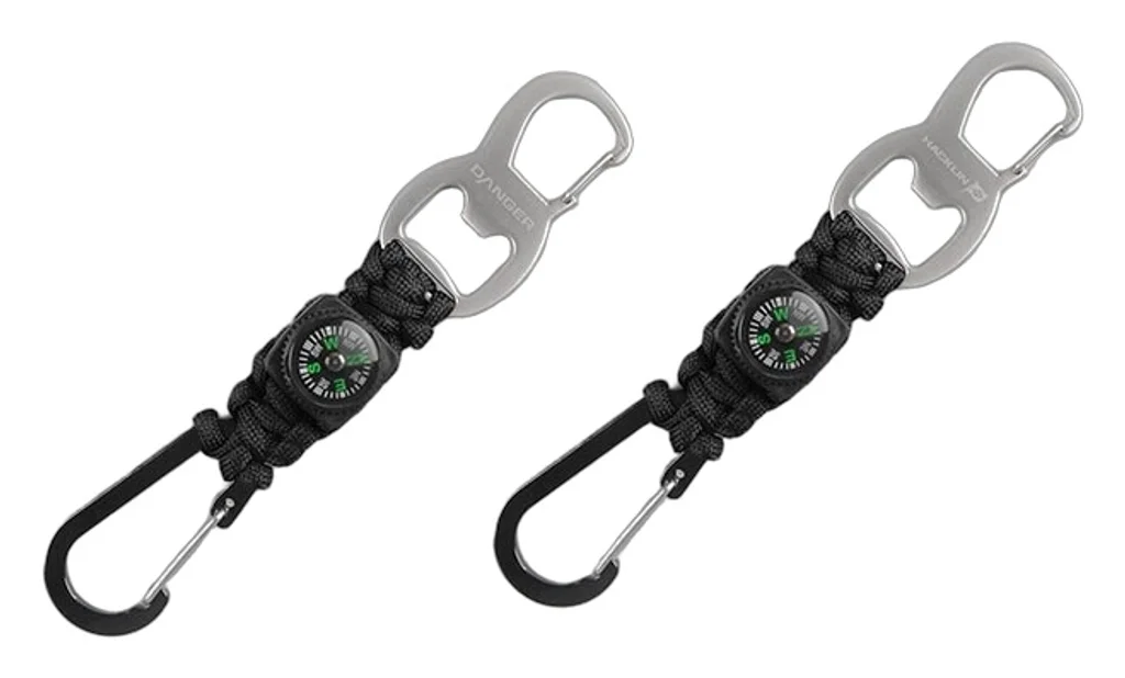 Hovedproduktbilde for 25-47-drc-7043 Playa Paracord Nøkkelring med Flaskeåpner og Karabinkrok