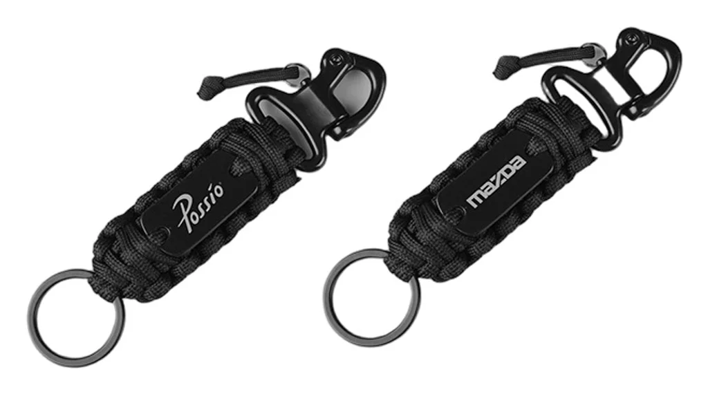 Hovedproduktbilde for 25-47-drc-7044 Vento Paracord Nøkkelring med Kompass