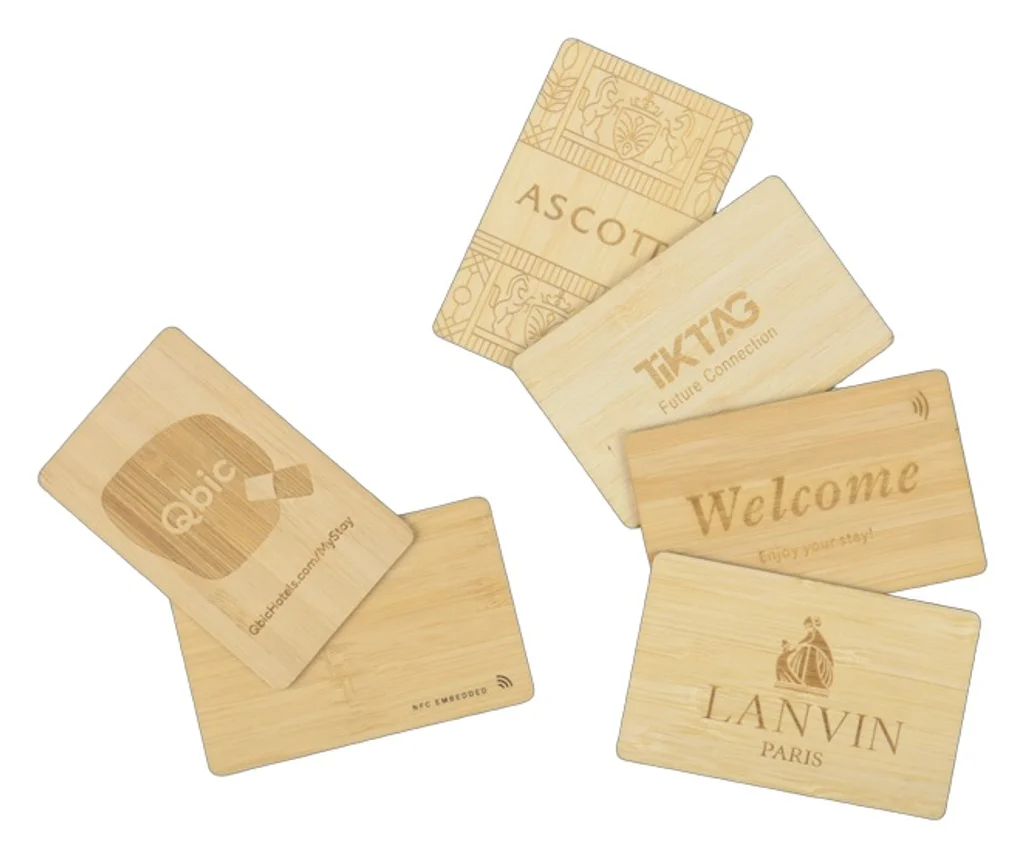 Hovedproduktbilde for 25-47-drc-7093 Ivrea Bambus Kort med NFC-chip