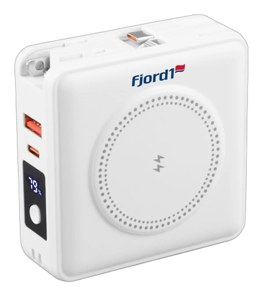 Hovedproduktbilde for 25-47-drc-7116 Ravo Reiseadapter med 15.000 mAh Powerbank