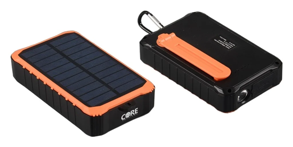 Hovedproduktbilde for 25-47-drc-7136 Addis Resirkulert Plast 12.000 mAh  Solcelledrevet Powerbank