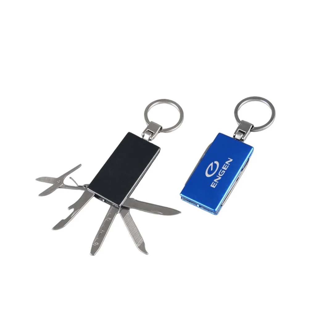 Hovedproduktbilde for 25-47-drc-7259 Solelv 5-i-1 Mini Multiverktøy med Nøkkelring