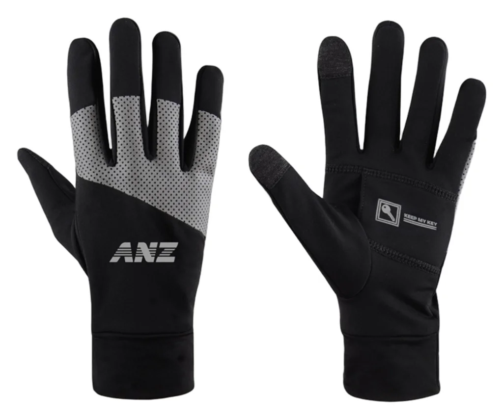 Hovedproduktbilde for 25-47-drc-8068 Varo Polyester og Elastan Touch Sportshansker med Refleks