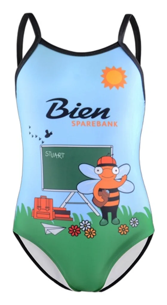 Hovedproduktbilde for 25-47-drc-8365 Milan RPET Fullfargetrykket Badedrakt  Barn