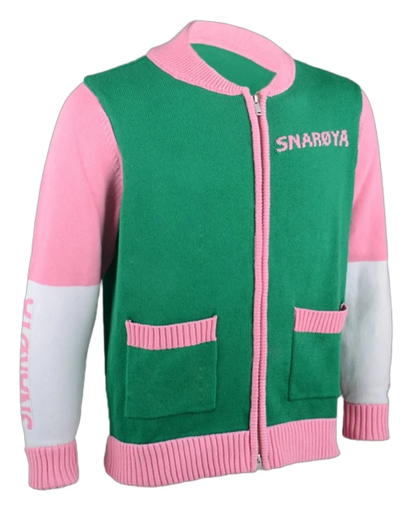 Hovedproduktbilde for 25-47-drc-8397 Albion Bomull Strikket Cardigan med Glidelås