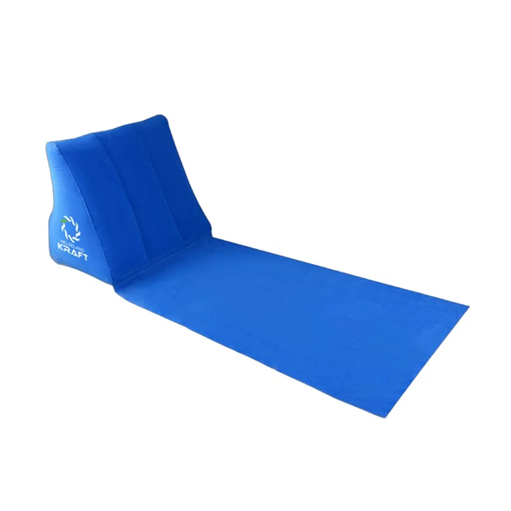 Hovedproduktbilde for 25-47-drc-9348-b Arlou Oppblåsbar Strandmatte med Ryggstøtte