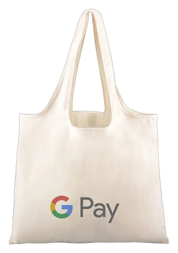 Hovedproduktbilde for 25-47-drc-9948 Halima 140g/m2 Bomull Sammenleggbar  Shoppingbag