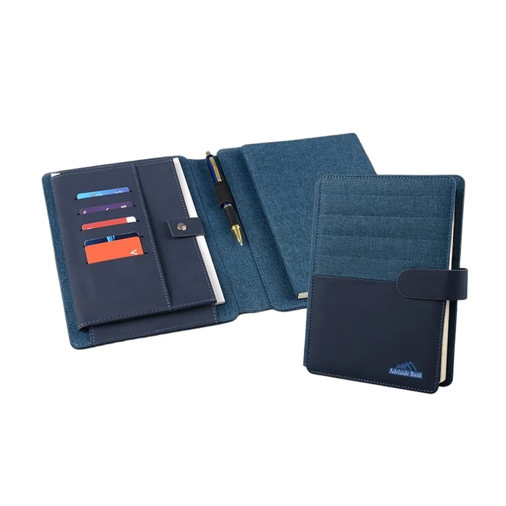 Hovedproduktbilde for 25-47-drd-5465-b Granfeste Dokumentmappe med Notatbok i Kationisk Stoff