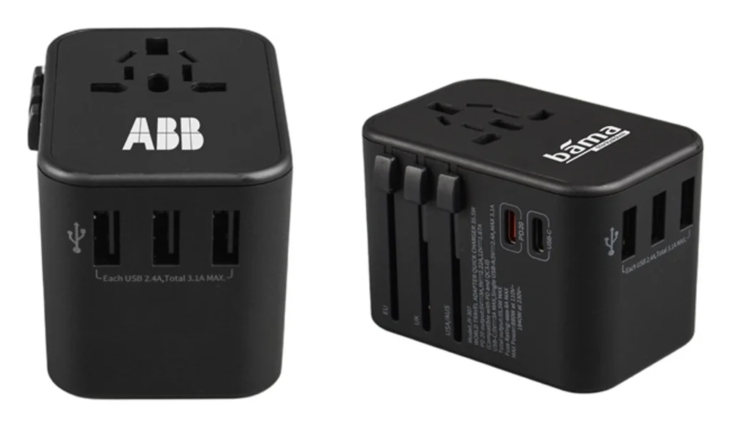 Hovedproduktbilde for 25-47-drd-5786 Laro Reiseadapter med USB-A og USB-C