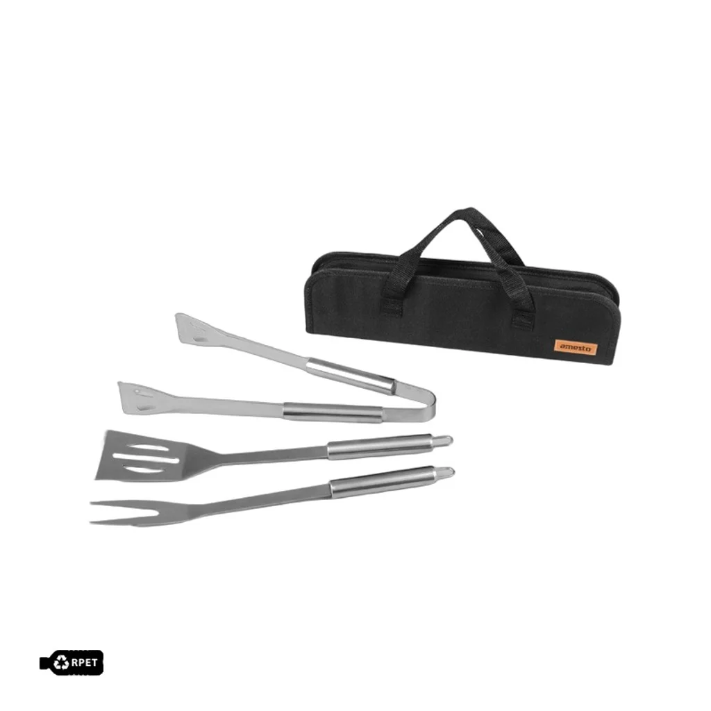 Hovedproduktbilde for 25-47-drd-5938-b Strömstad Rustfritt Stål 3 stk BBQ Sett
