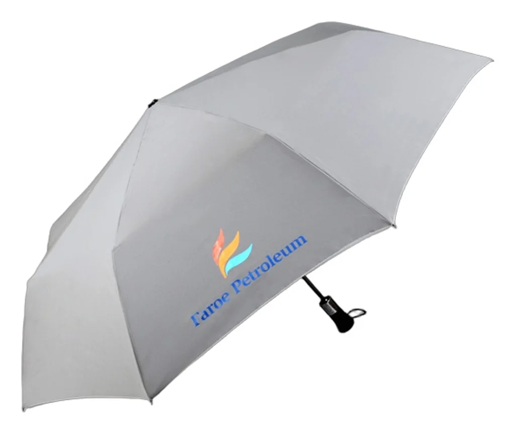 Hovedproduktbilde for 25-47-drf-8011 Lumero Polyester 27” Sammenleggbar Paraply med Refleks