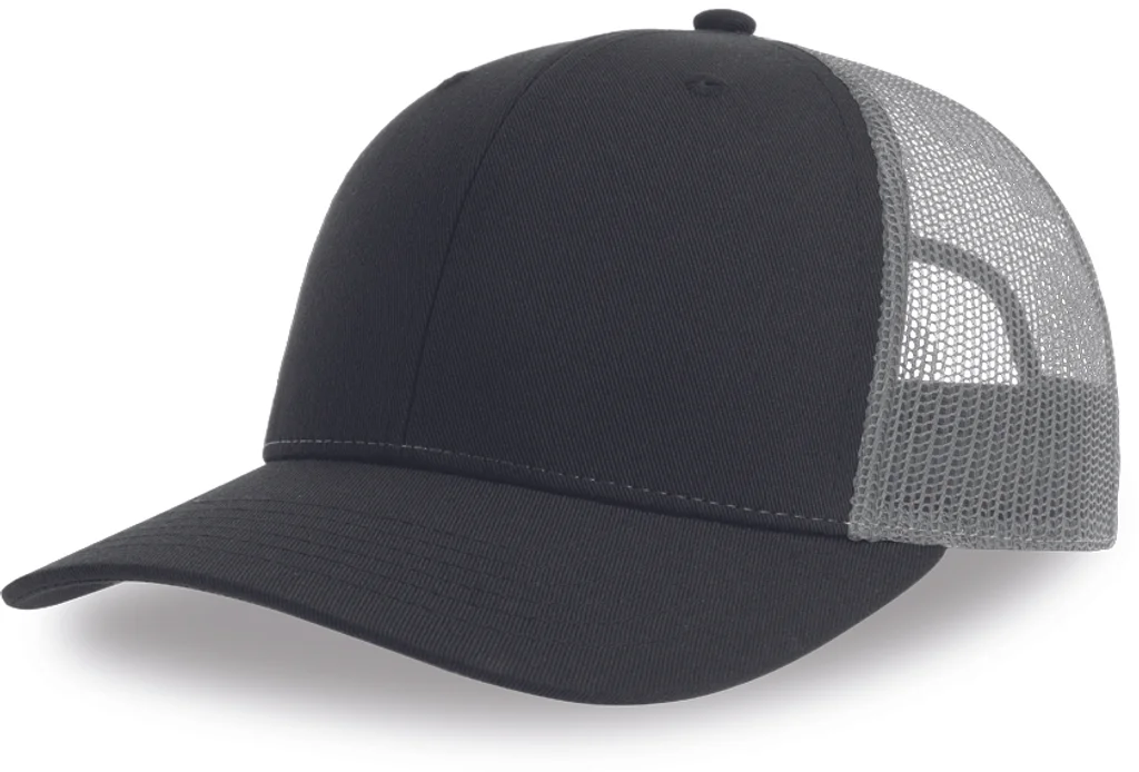 Hovedproduktbilde for Black-Dark Grey Atlantis Bryce Resirkulert Polyester Caps