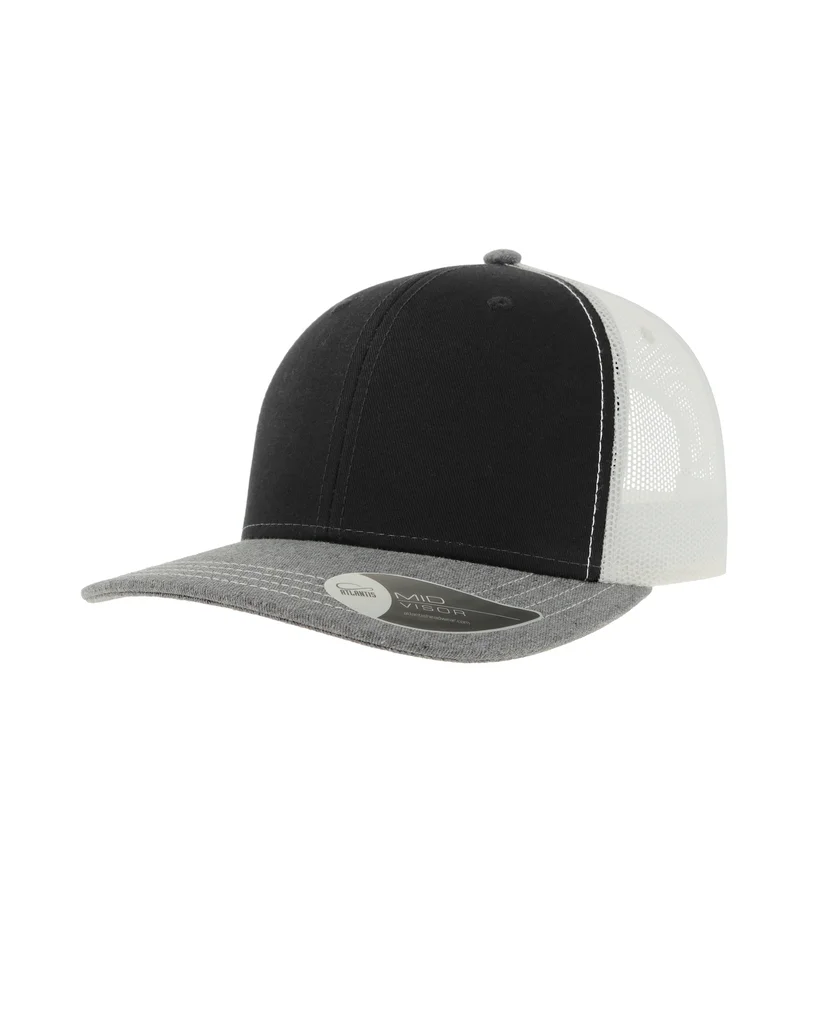 Hovedproduktbilde for Black/Grey Melange/White Atlantis Sonic Caps