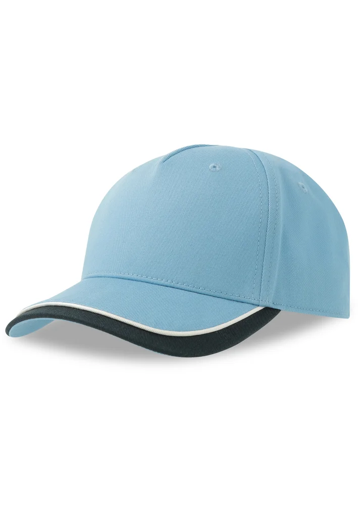 Hovedproduktbilde for Colombia Blue/Navy Atlantis Kid Star-S (XTRA) Økologisk Bomull  Caps Barn