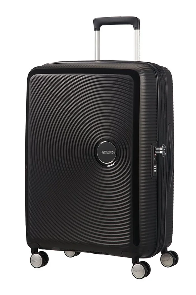 Hovedproduktbilde for Bass Black American Tourister Soundbox Utvidbar Koffert med 4 hjul 67 cm