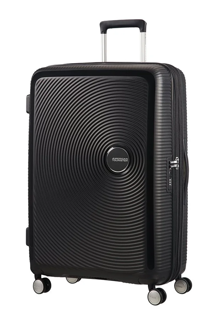 Hovedproduktbilde for Bass Black American Tourister Soundbox Utvidbar Koffert med 4 hjul 77 cm