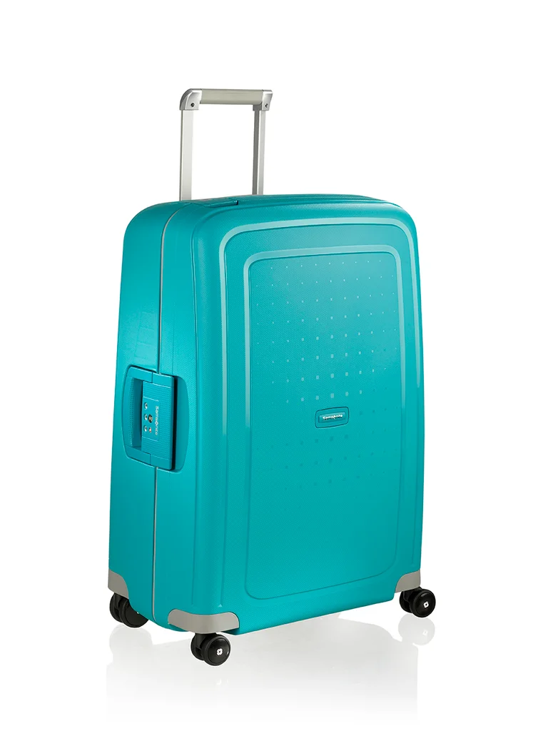 Hovedproduktbilde for Aqua Blue Samsonite S'Cure Koffert med 4 Hjul 69 cm