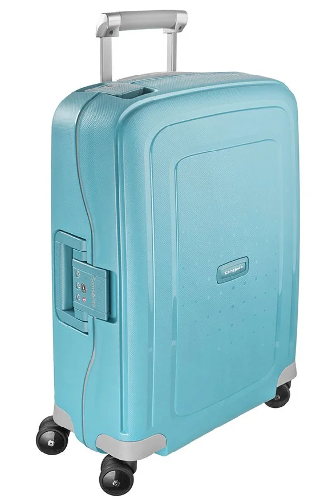 Hovedproduktbilde for Aqua Blue Samsonite S'Cure Koffert med 4 Hjul 55 cm