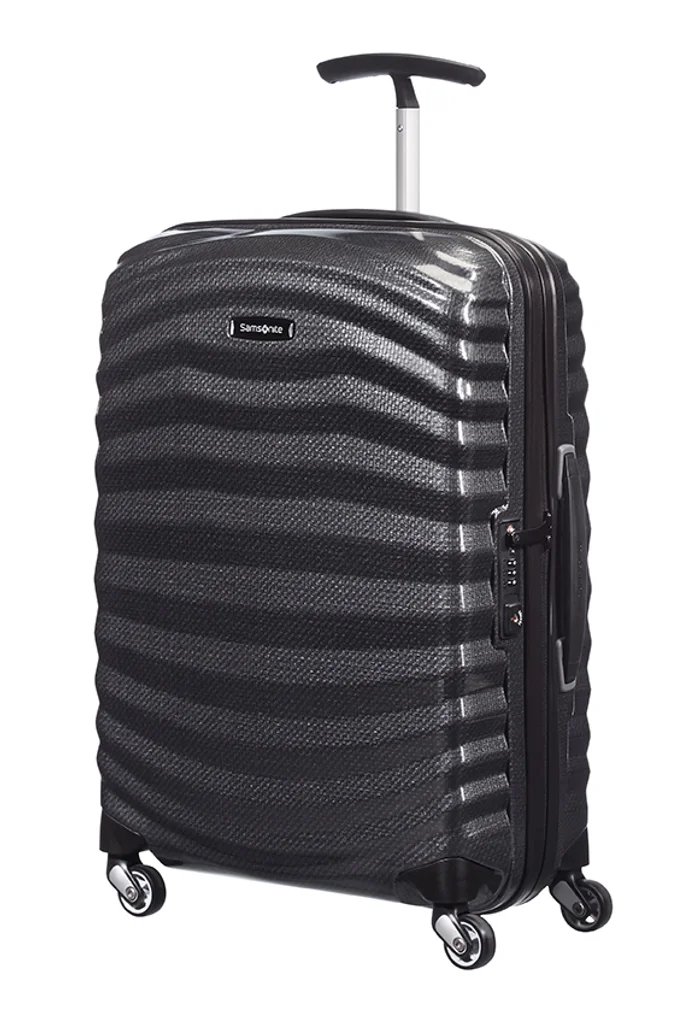 Hovedproduktbilde for Black Samsonite Lite-Shock Koffert med 4 Hjul 55 cm