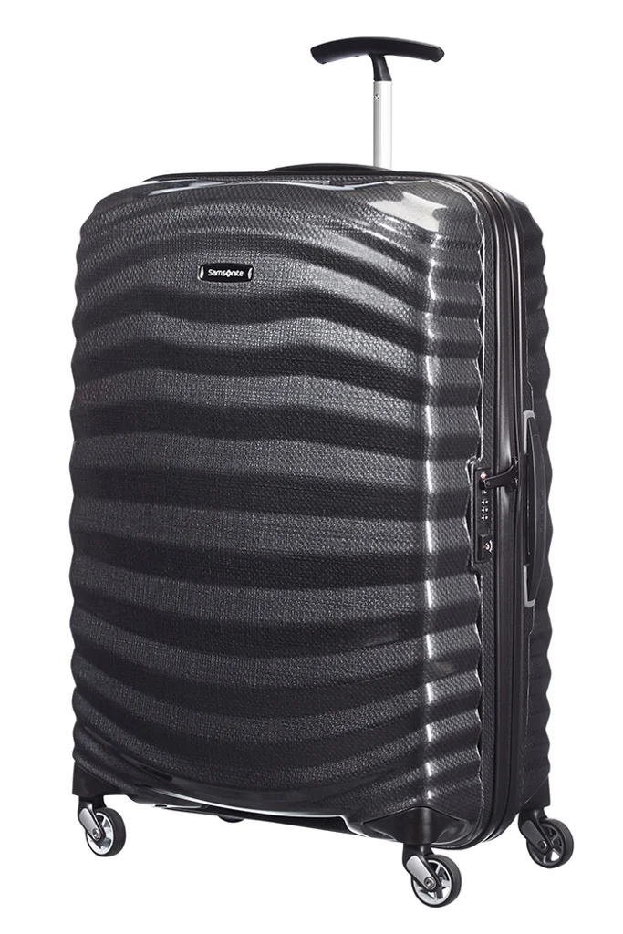 Hovedproduktbilde for Black Samsonite Lite-Shock Koffert med 4 Hjul 69 cm