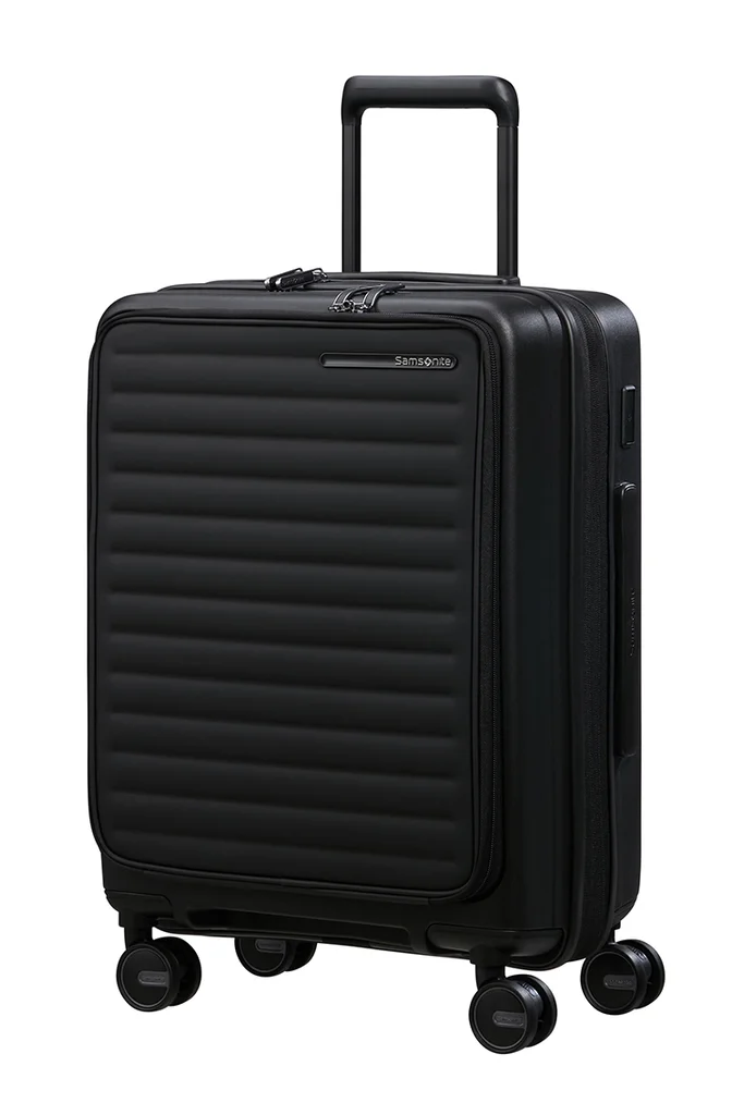 Hovedproduktbilde for Black Samsonite Restackd 55 cm Utvidbar Koffert med Pakkekuber