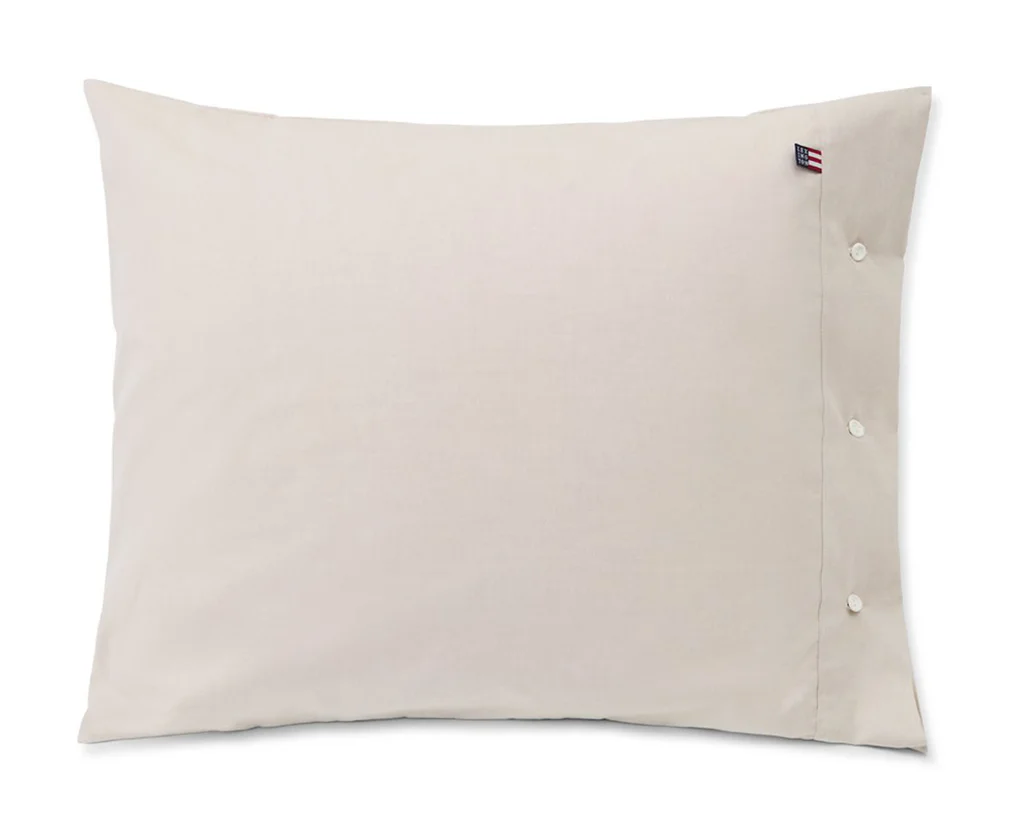 Hovedproduktbilde for Beige Lexington Pin Point Bomull Putetrekk