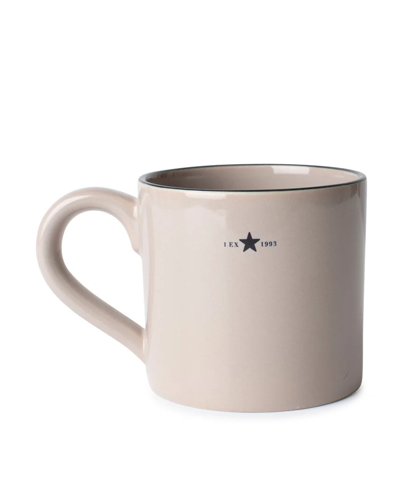 Hovedproduktbilde for Beige/Dark Blue (LX) Lexington Stoneware Mug Keramisk Kopp