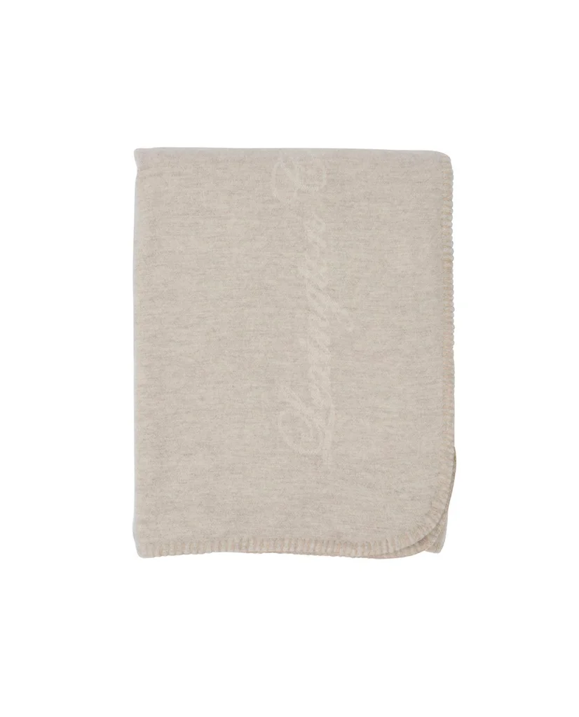 Hovedproduktbilde for White/Beige Lexington Hotel Ull og Alpakka Pledd