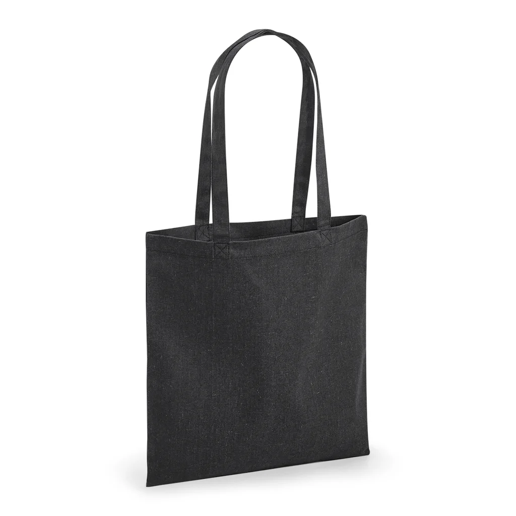 Hovedproduktbilde for Black Westford Mill Revive 270 g/m2 Resirkulert Bomull/Polyester 10L Handlenett