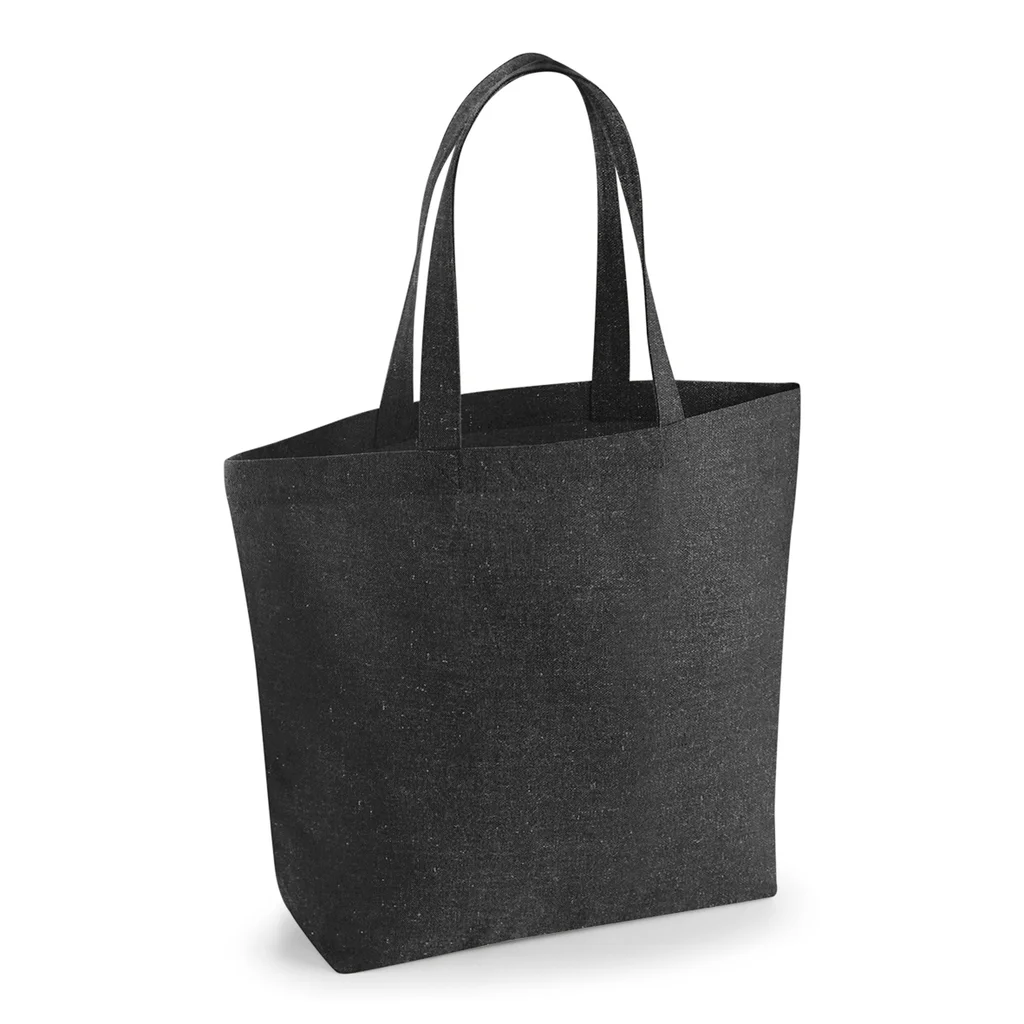 Hovedproduktbilde for Black Westford Mill Revive Maxi 270 g/m2 Resirkulert Bomull/Polyester 18L Shoppingbag