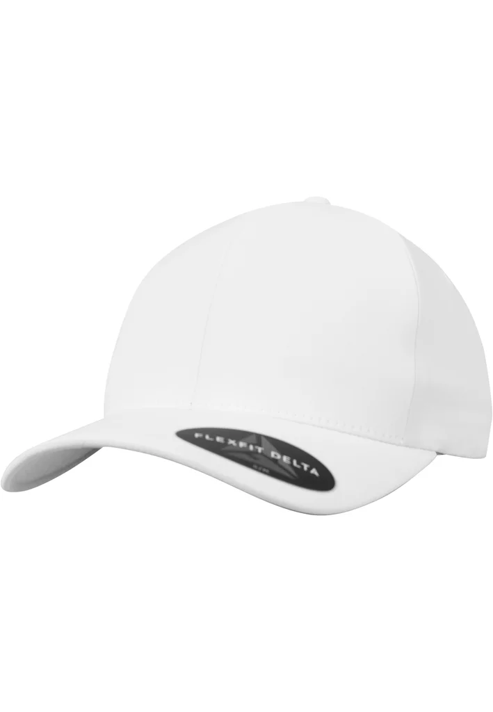 Hovedproduktbilde for Hvit Flexfit Flexfit Delta Caps