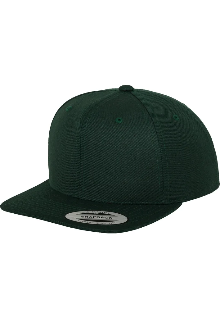 Hovedproduktbilde for Flaskegrønn Flexfit Classic Snapback Caps