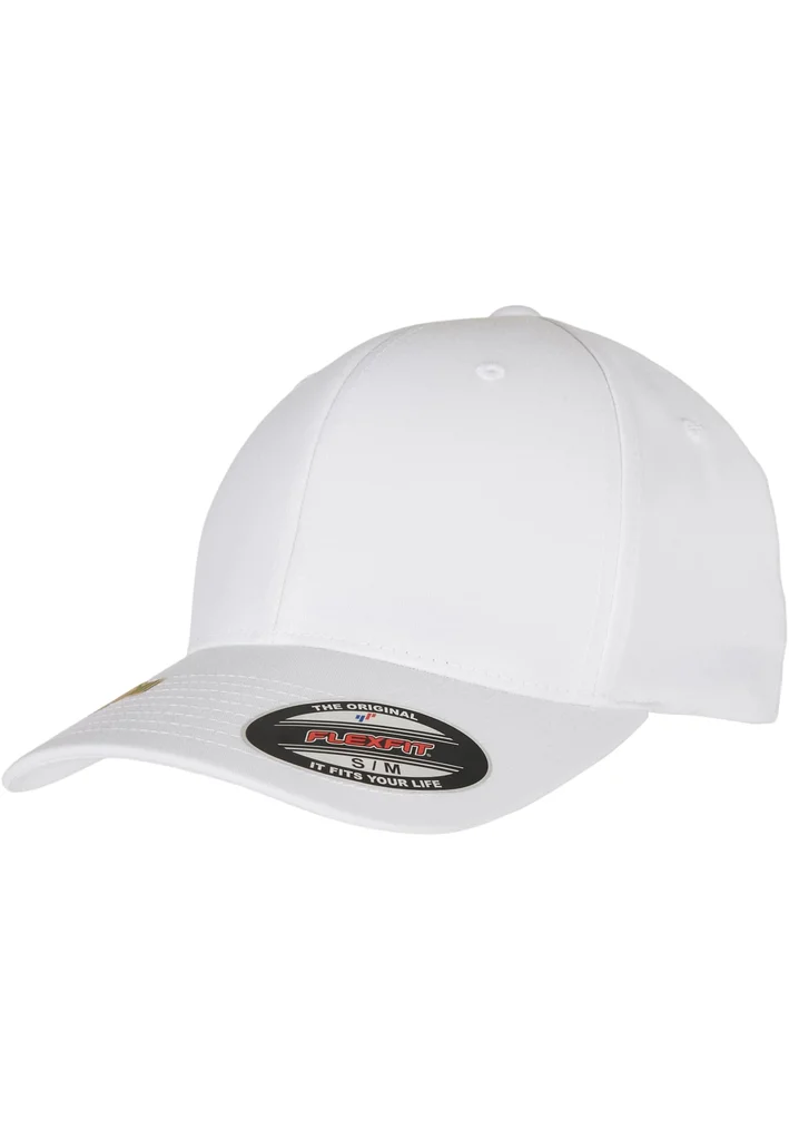 Hovedproduktbilde for Hvit Flexfit Recycled Polyester Caps