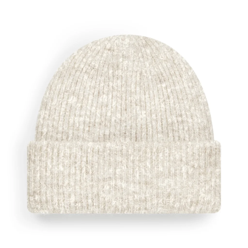 Hovedproduktbilde for Almond Marl Beechfield Cosy Ribbet Beanie