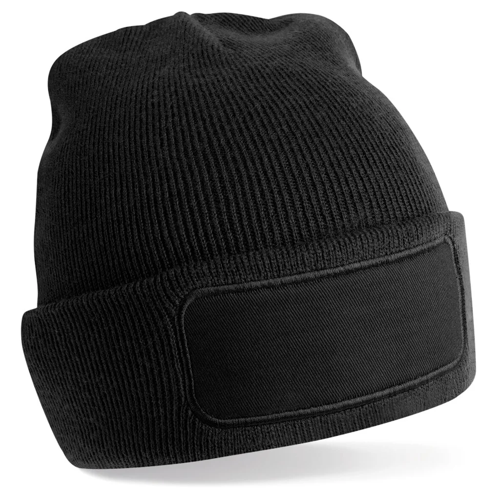 Hovedproduktbilde for Black Beechfield RPET Patch Lue