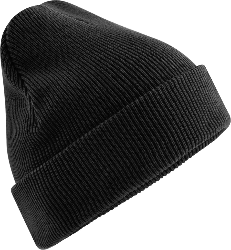 Hovedproduktbilde for Black Beechfield Økologisk Bomull Beanie