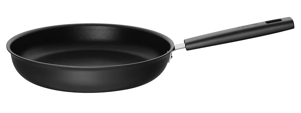 Hovedproduktbilde for Sort Fiskars Hard Face Aluminium 30 cm Stekepanne
