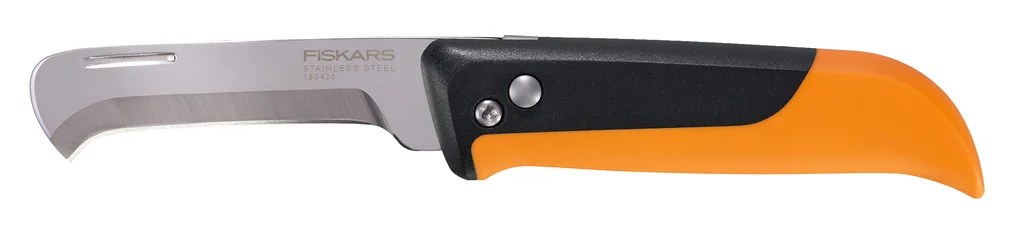 Hovedproduktbilde for Sort Fiskars Foldbar Innhøstingskniv