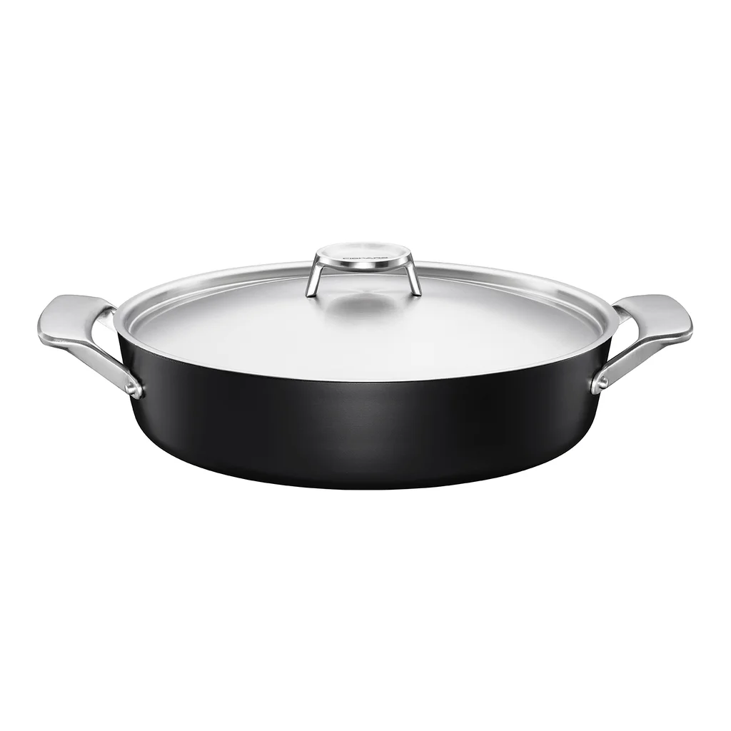 Hovedproduktbilde for Sort Fiskars Taiten Ovnsform med Lokk