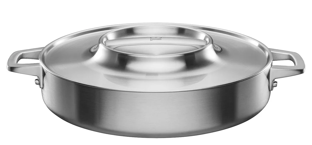 Hovedproduktbilde for Stål Fiskars Norden 26 cm Ovnsform med Lokk