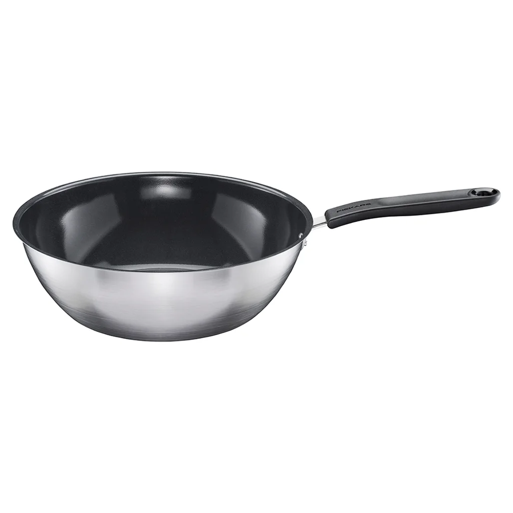 Hovedproduktbilde for Stål Fiskars Functional Form 28 cm Rustfritt Stål Non-stick Wok