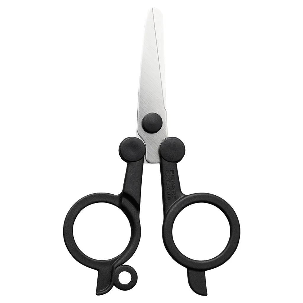 Hovedproduktbilde for Sort Fiskars Functional Form ReNew 11 cm Sammenleggbar Saks