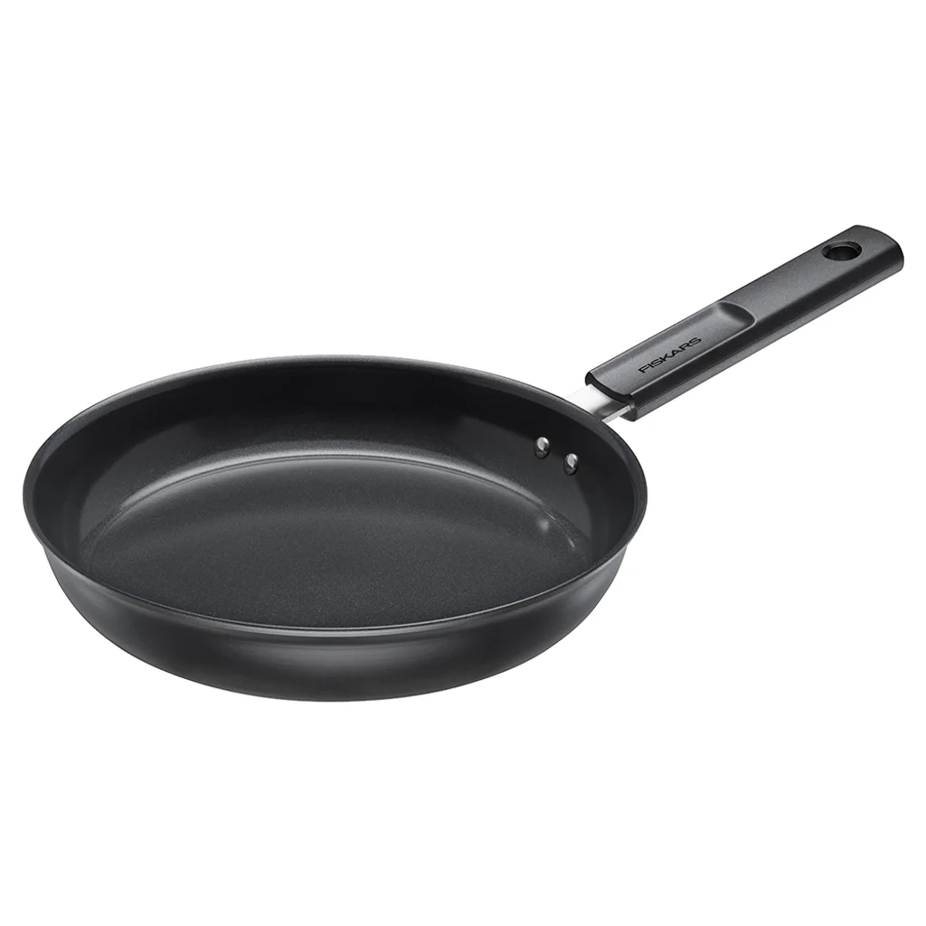 Hovedproduktbilde for Sort Fiskars Hard Face  24 cm Resirkulert Aluminium Non-stick Stekepanne