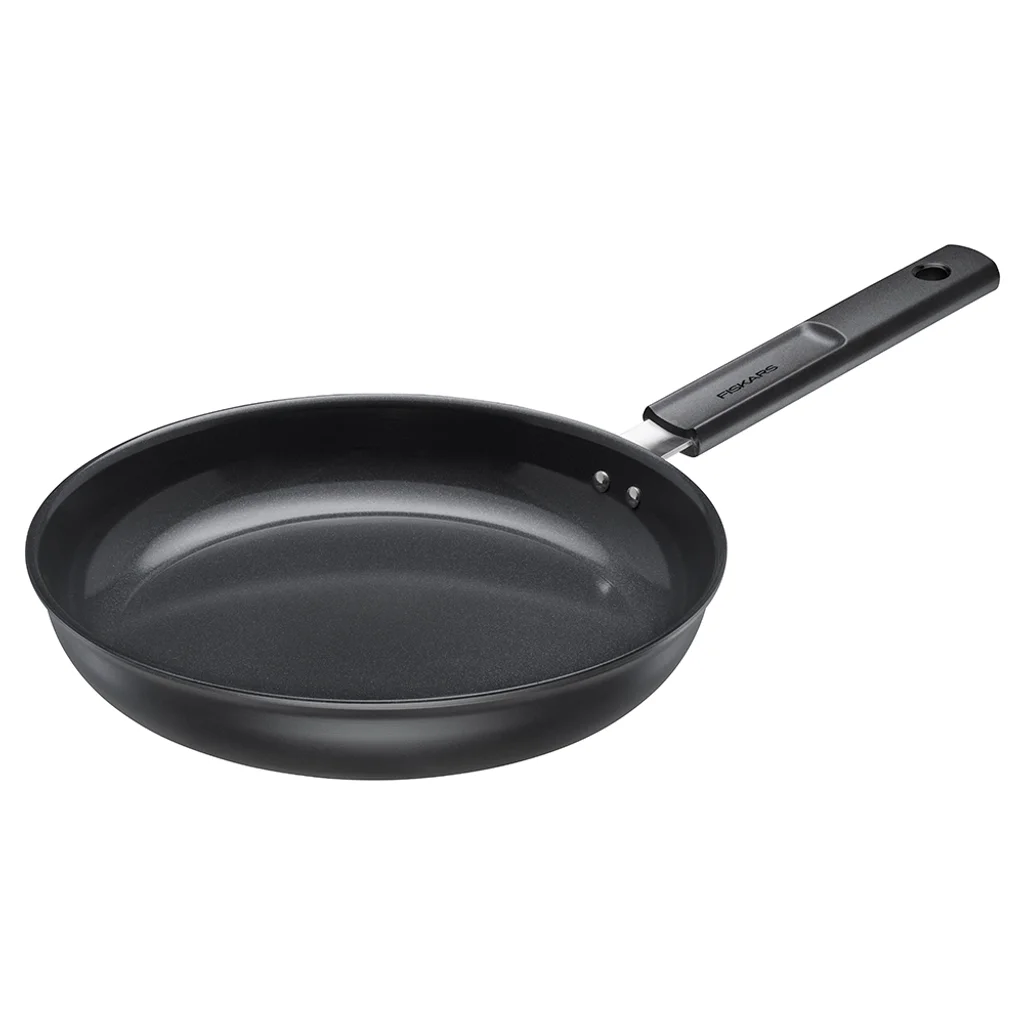 Hovedproduktbilde for Sort Fiskars Hard Face 26 cm Resirkulert Aluminium Non-stick Stekepanne