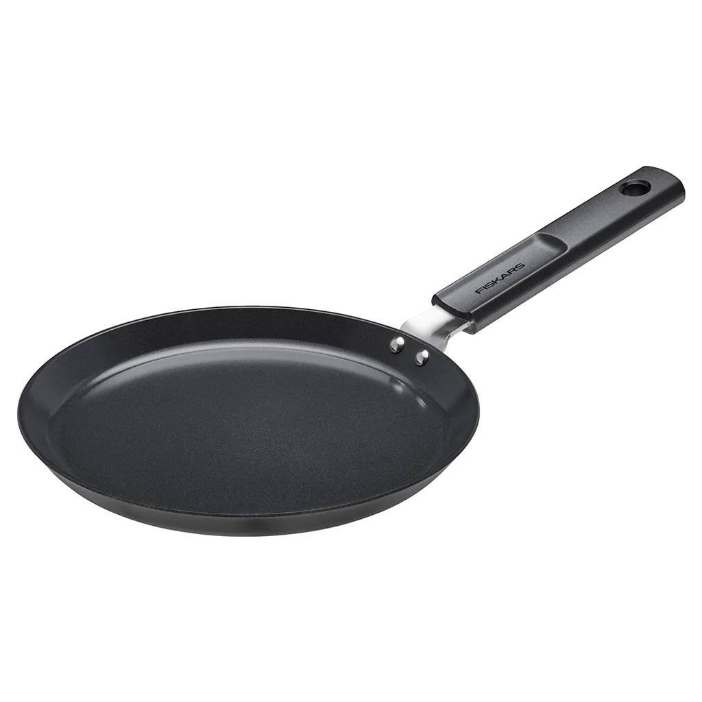 Hovedproduktbilde for Sort Fiskars Hard Face 22 cm Resirkulert Aluminium Non-stick Omelettpanne